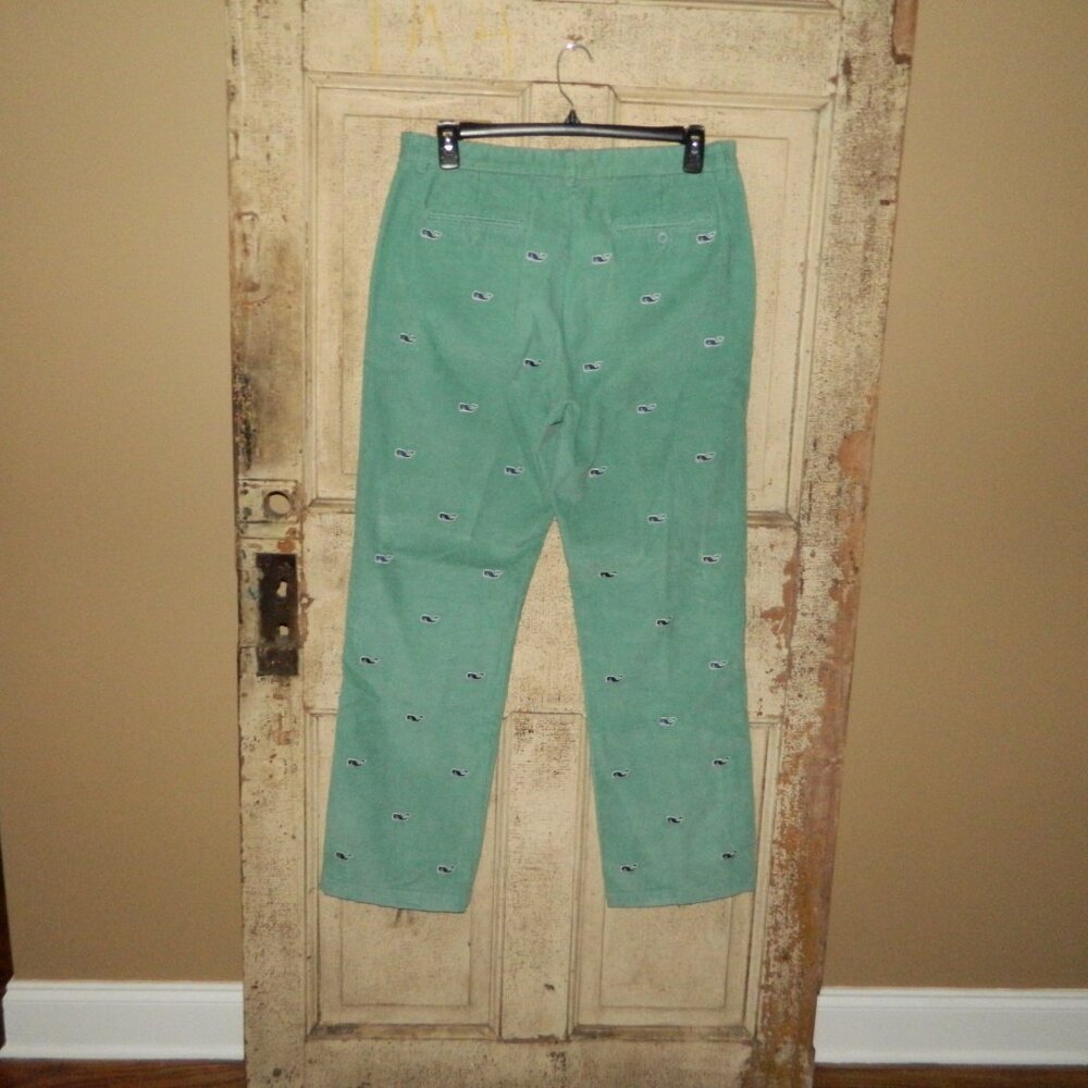Vineyard Vines Embroidered Corduroy Club Pants Mens Size 35x32 (GG-1) - Picture 3 of 6